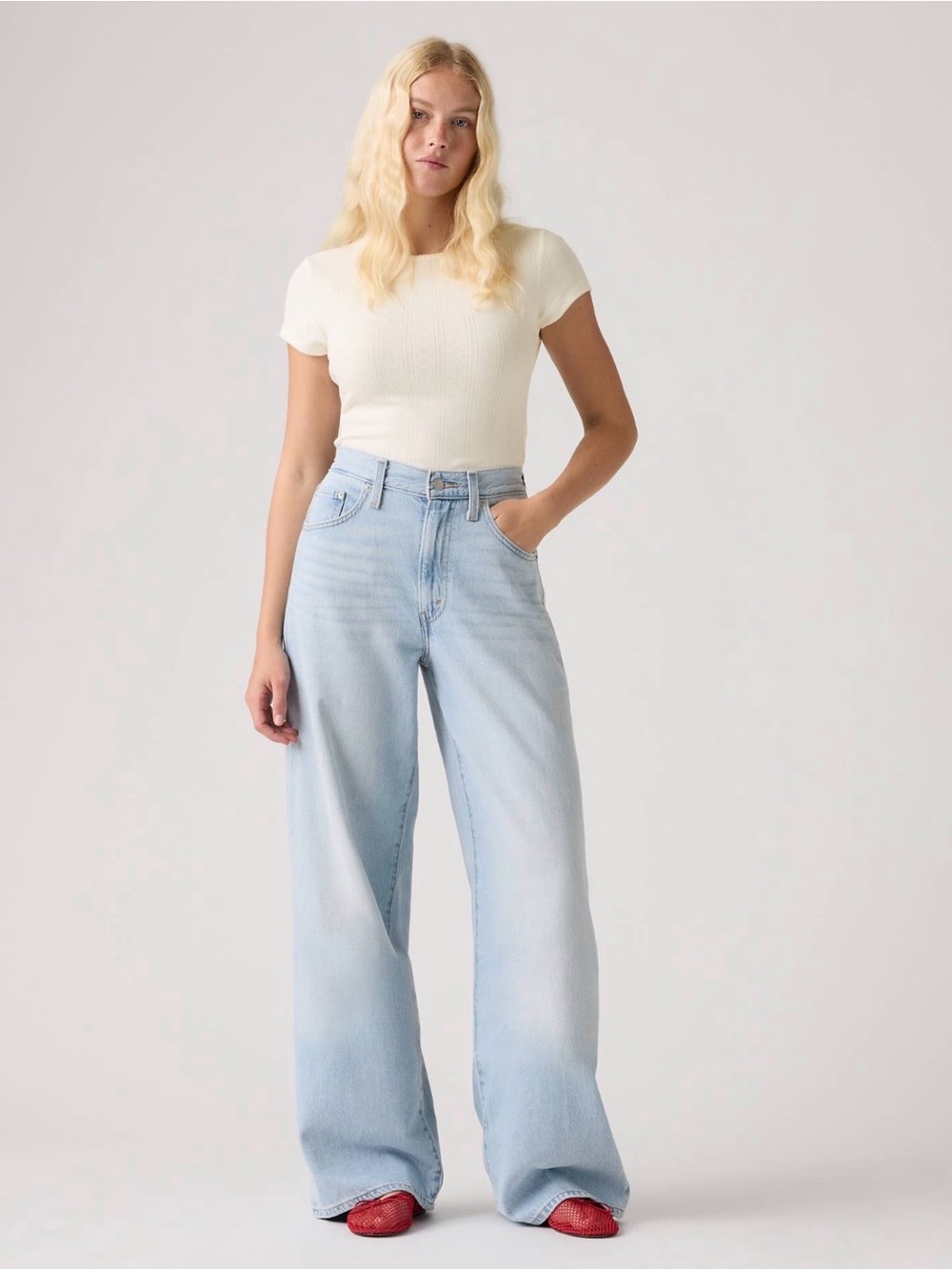 Levi’s Premium Cinch Wide Leg Jeans - Women's 27W x 27.5L